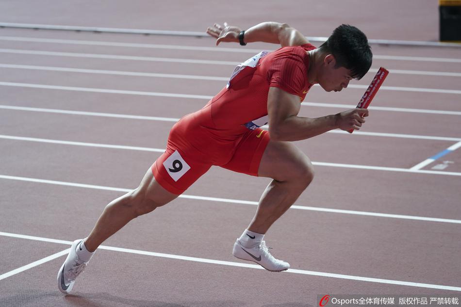 男子4x100米接力中国获第六