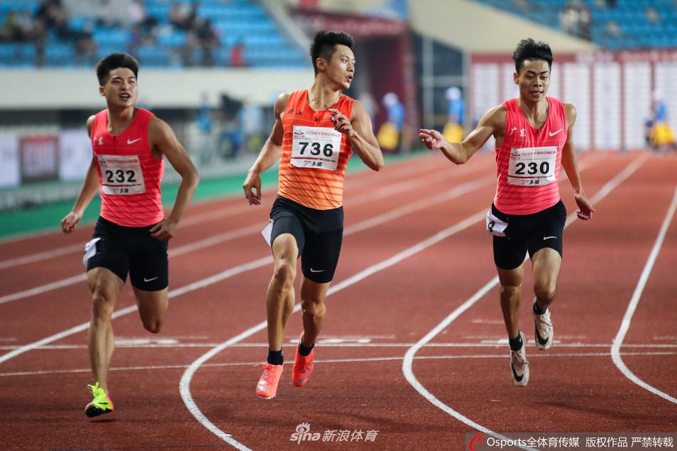 全国田径锦标赛男子100米谢震业夺冠