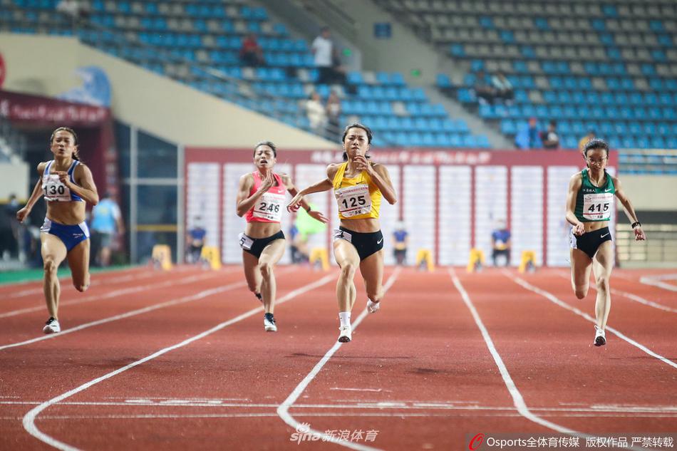 全国田径锦标赛女子100米葛曼棋夺冠
