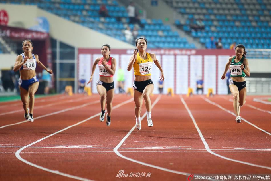 全国田径锦标赛女子100米葛曼棋夺冠