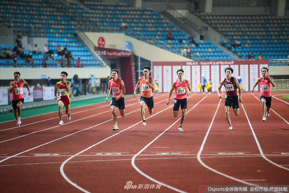 全国田径锦标赛男子100米谢震业夺冠