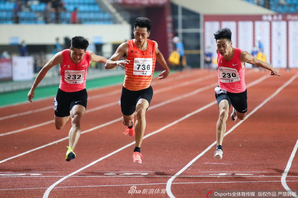 全国田径锦标赛男子100米谢震业夺冠