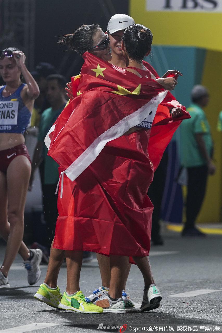 世锦赛女子20公里竞走中国包揽前三