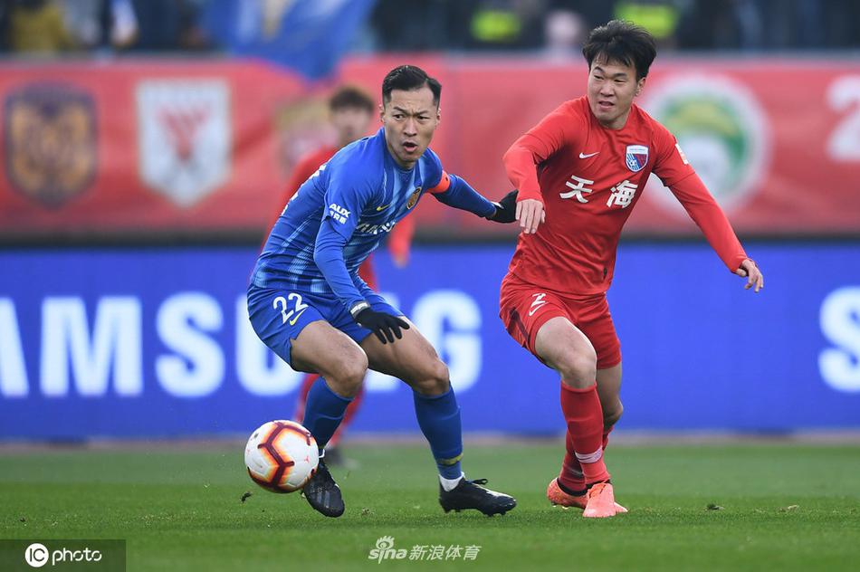 [中超]江苏苏宁2-0天津天海