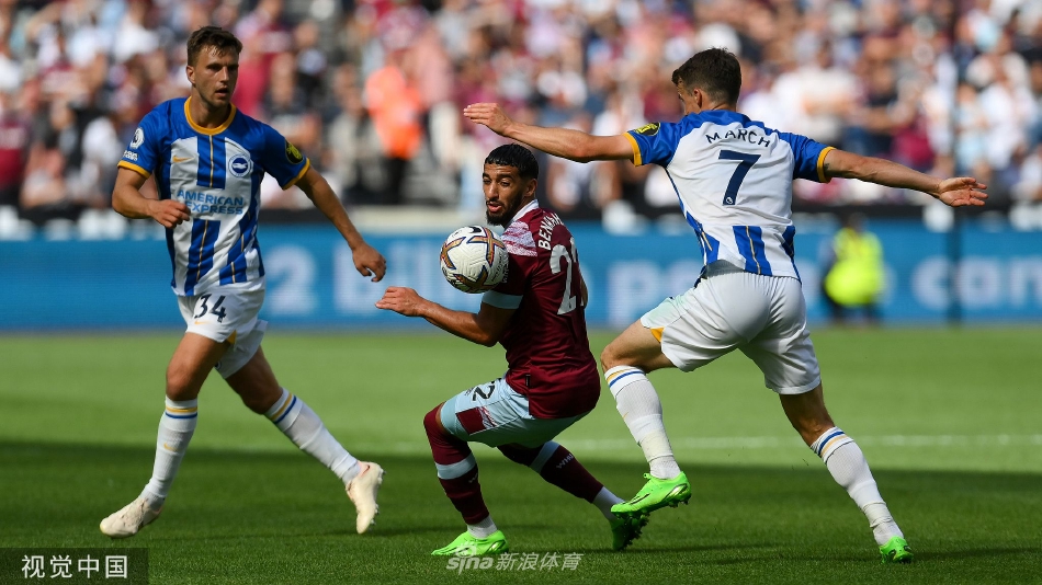 [英超]西汉姆联0-2布莱顿