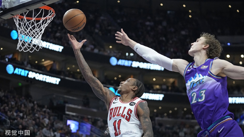 [NBA]公牛114-107爵士 德罗赞26+6拉文20+6+5