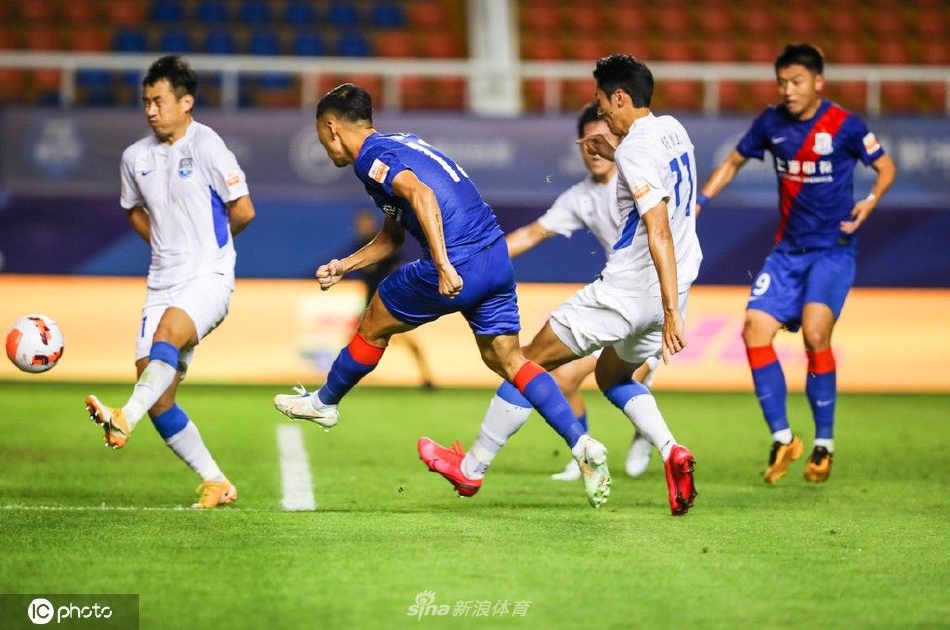 [中超联赛]上海申花1-1天津津门虎