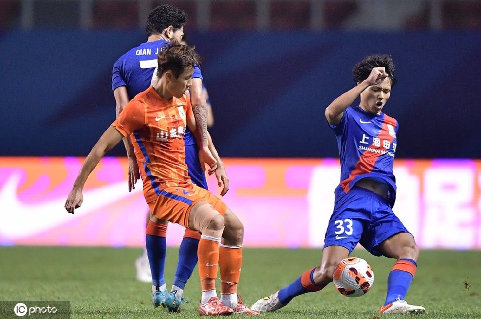 [中超联赛]上海申花2-1山东泰山