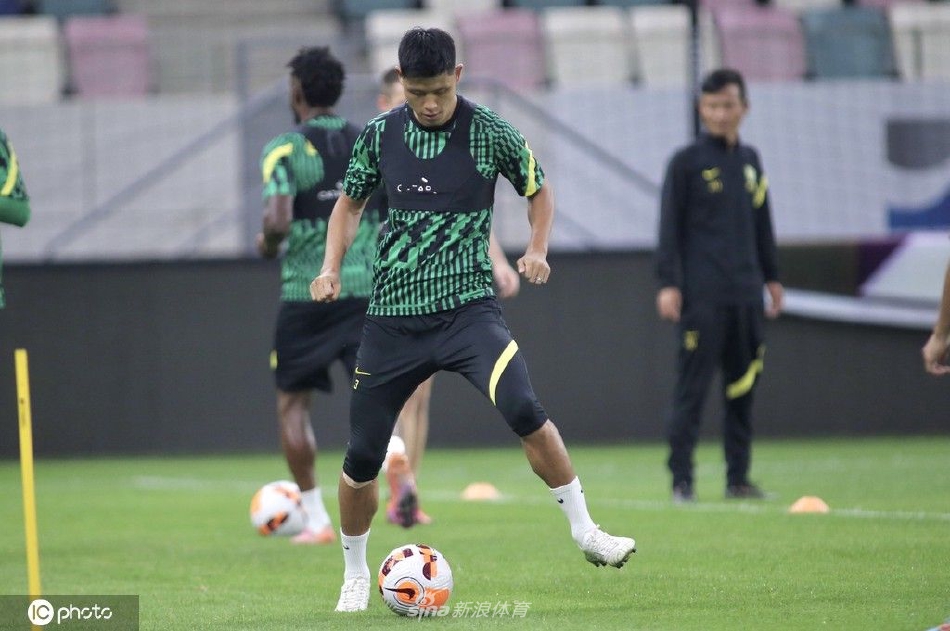 北京国安队备战训练