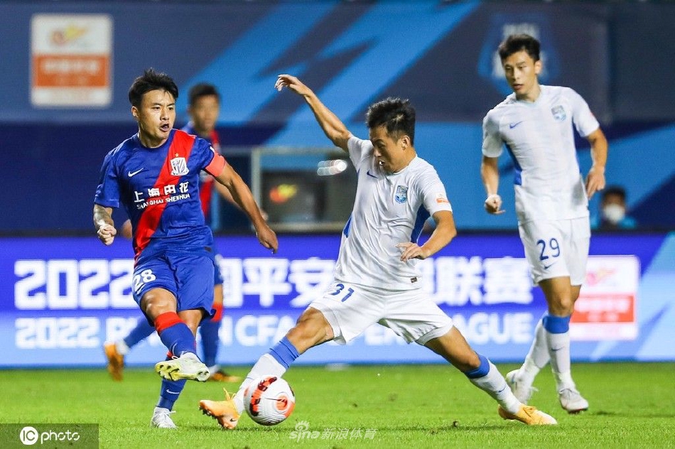 [中超联赛]上海申花1-1天津津门虎