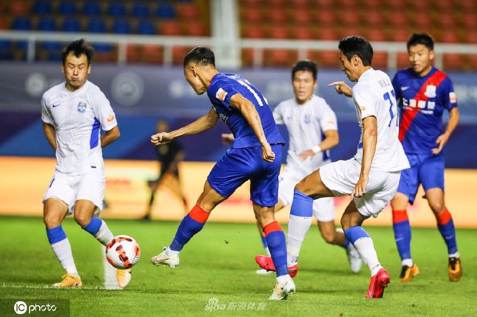 [中超联赛]上海申花1-1天津津门虎