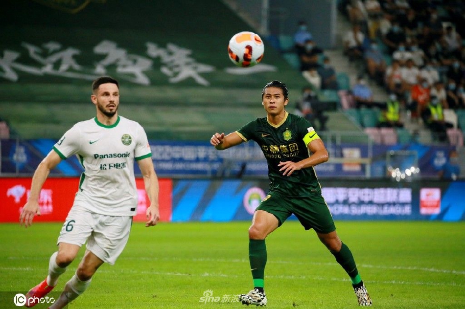 [中超联赛]北京国安2-2浙江队