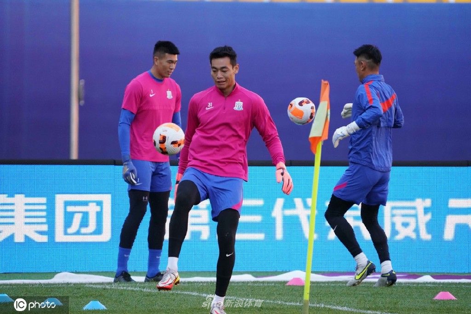 上海申花备战训练