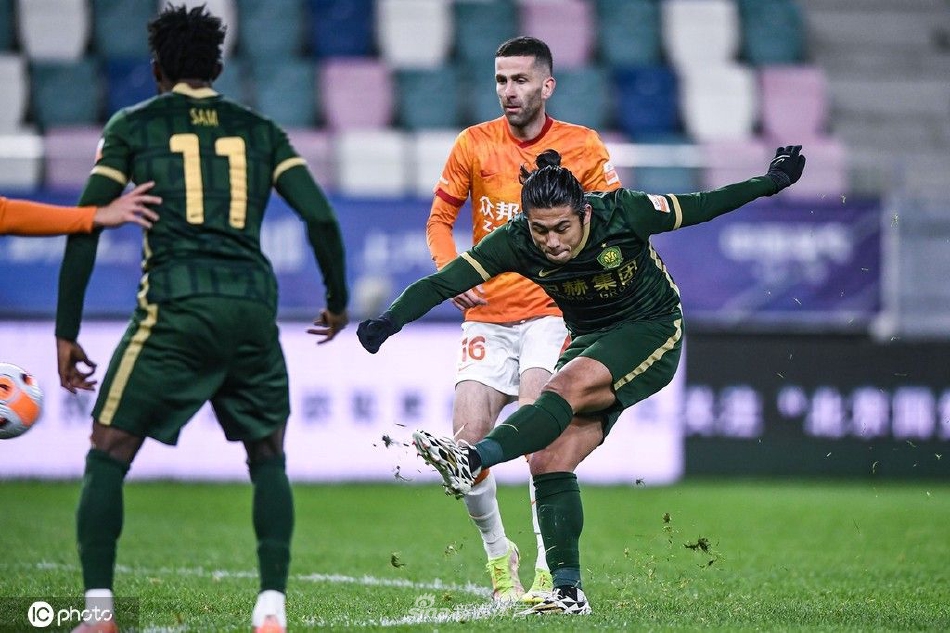 [中超]北京国安3-1武汉长江
