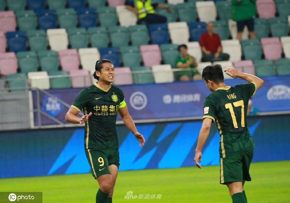 [中超联赛]北京国安2-2浙江队