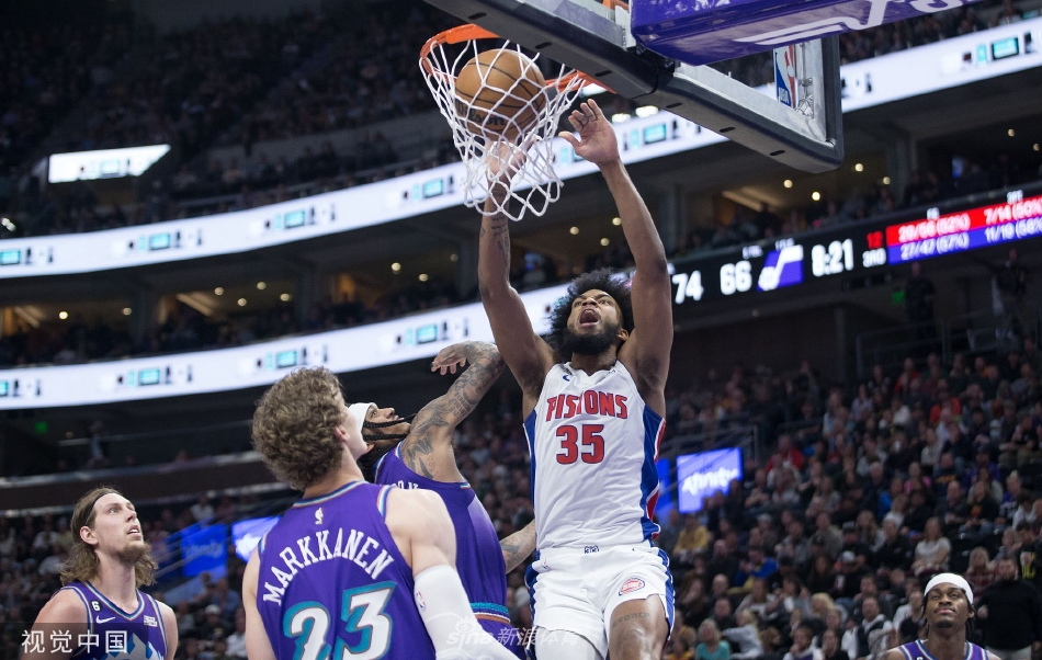 [NBA]活塞125-116爵士 博格达诺维奇23分