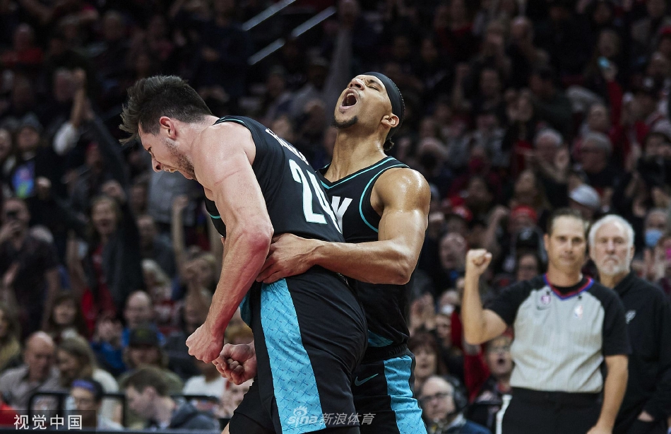 [NBA]马刺110-117不敌开拓者 格兰特29+8