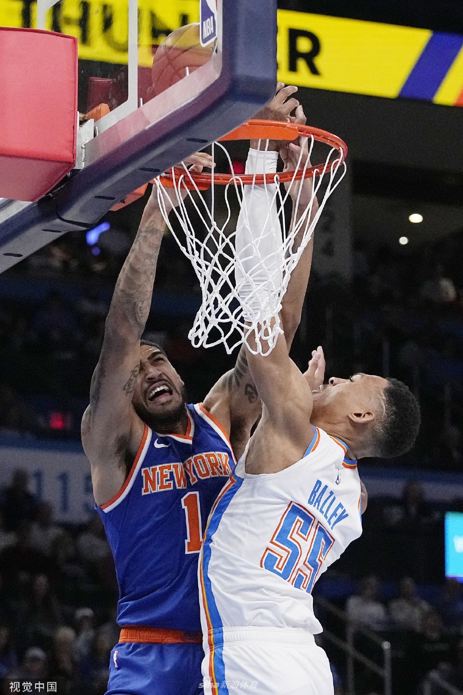 [NBA]尼克斯129-119客胜雷霆 布伦森34+9