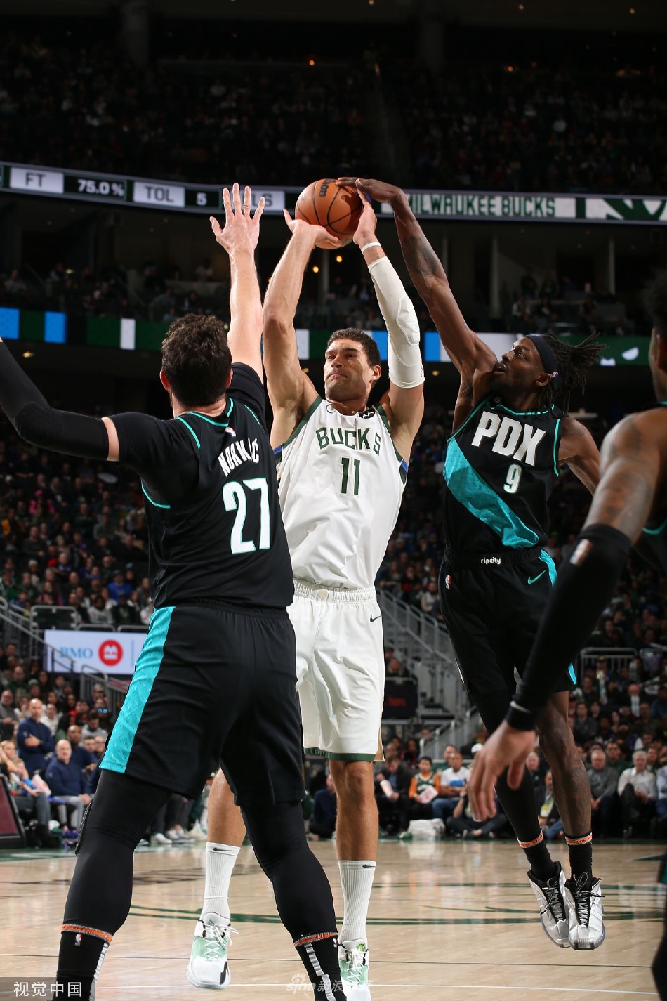 [NBA]雄鹿119-111力克开拓者 字母哥37+7+6