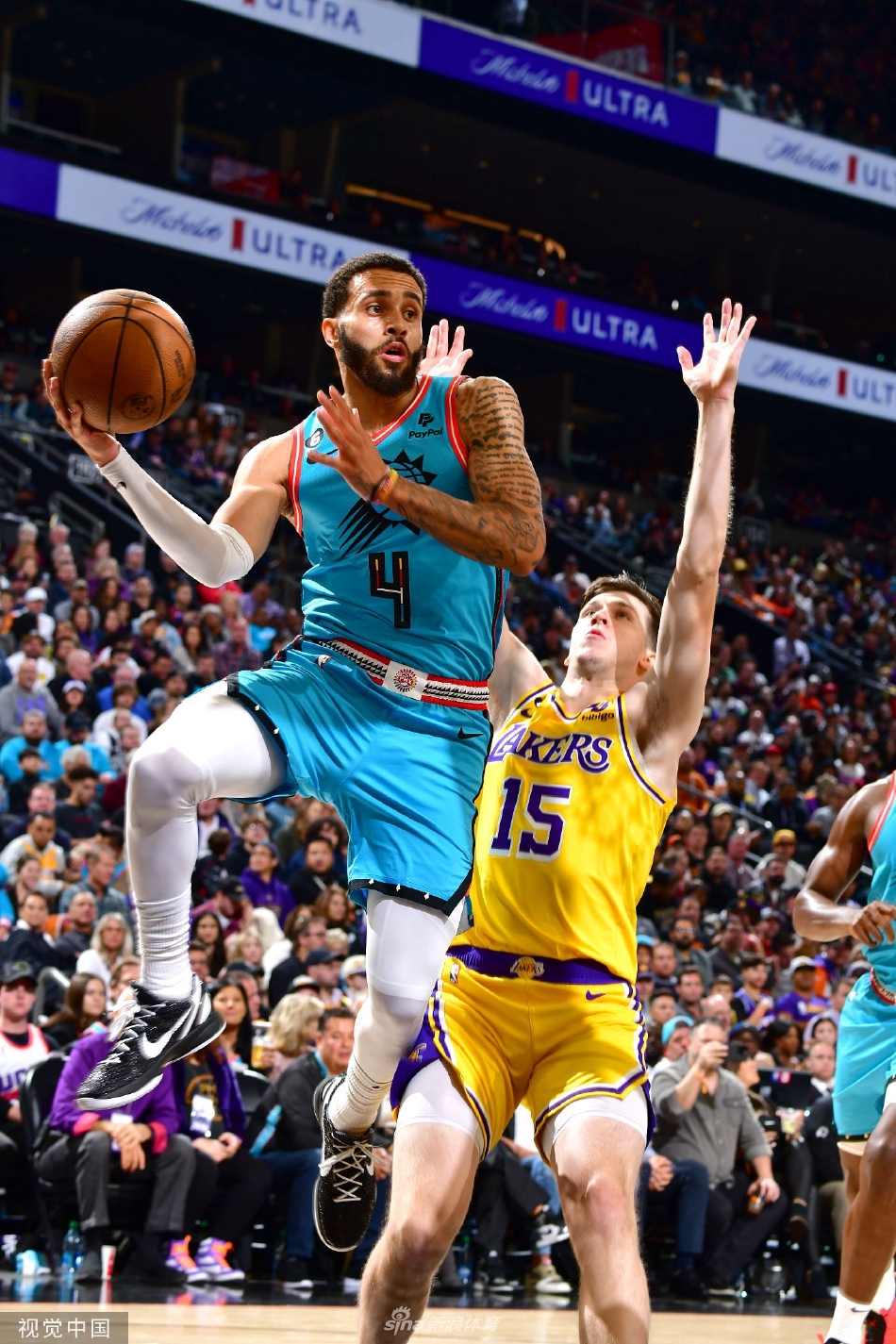 [NBA]太阳115-105湖人 布克25分浓眉37+21