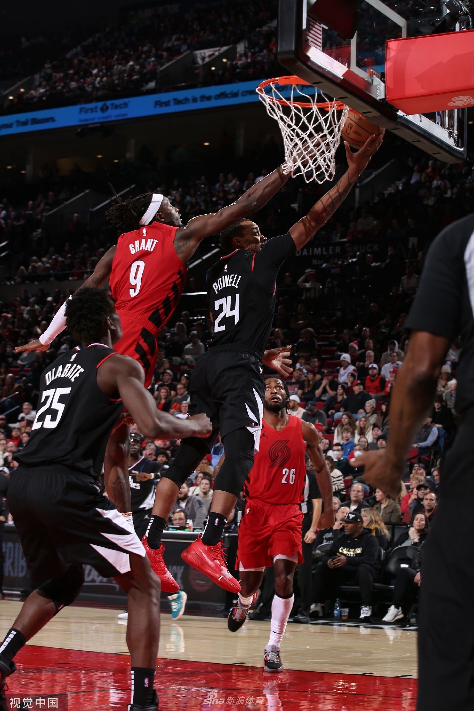 [NBA]快船118-112逆转开拓者 鲍威尔32分