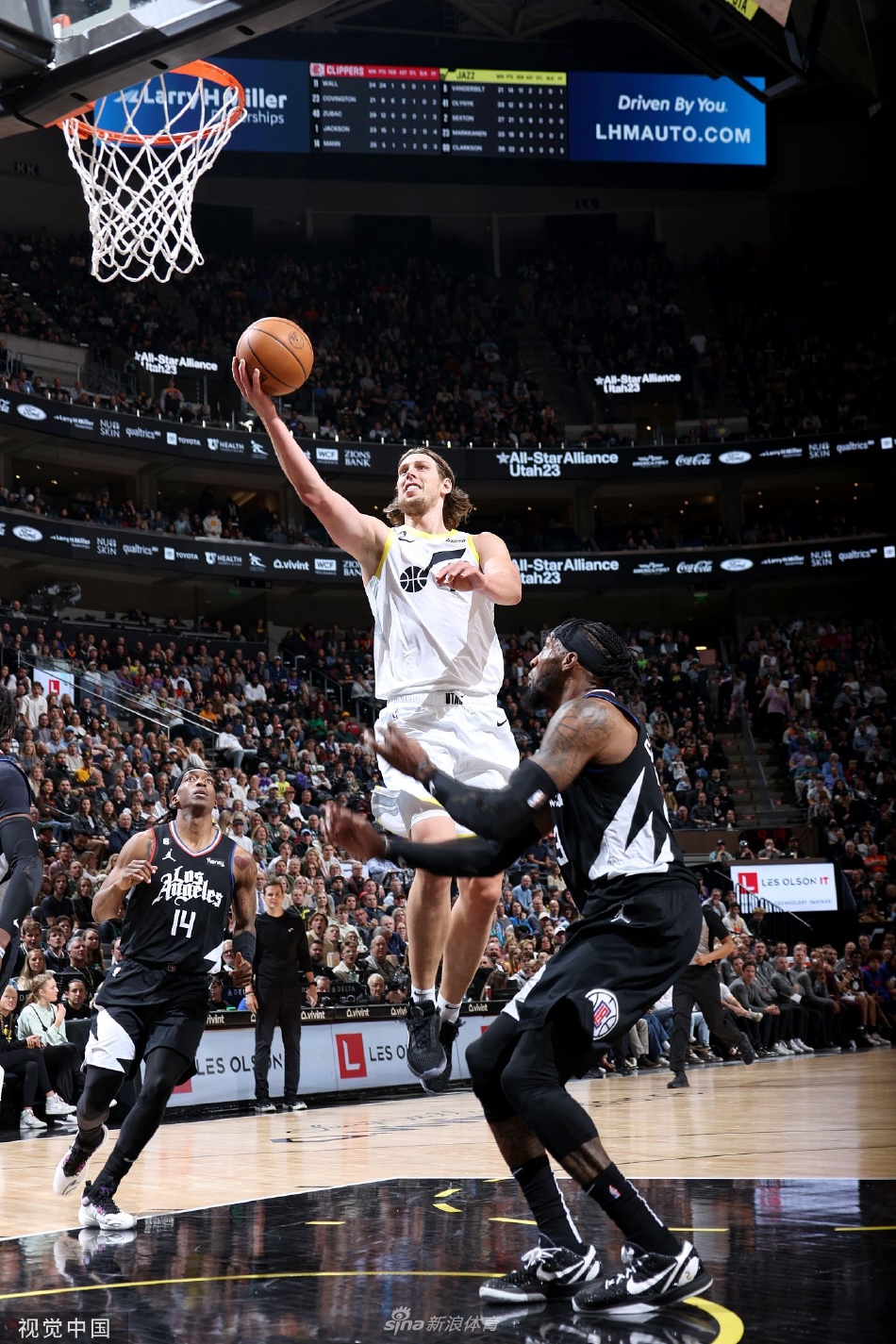 [NBA]爵士125-112力克快船 克拉克森33分沃尔26分