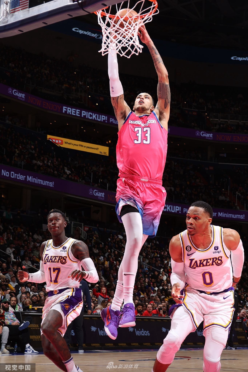 [NBA]湖人130-119战胜奇才 戴维斯55+17詹姆斯29分