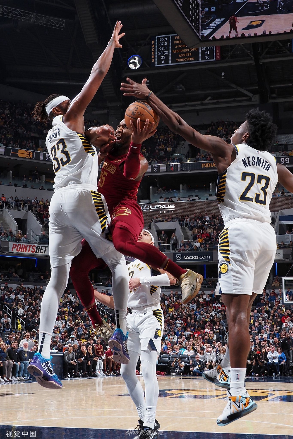 [NBA]步行者135-126骑士