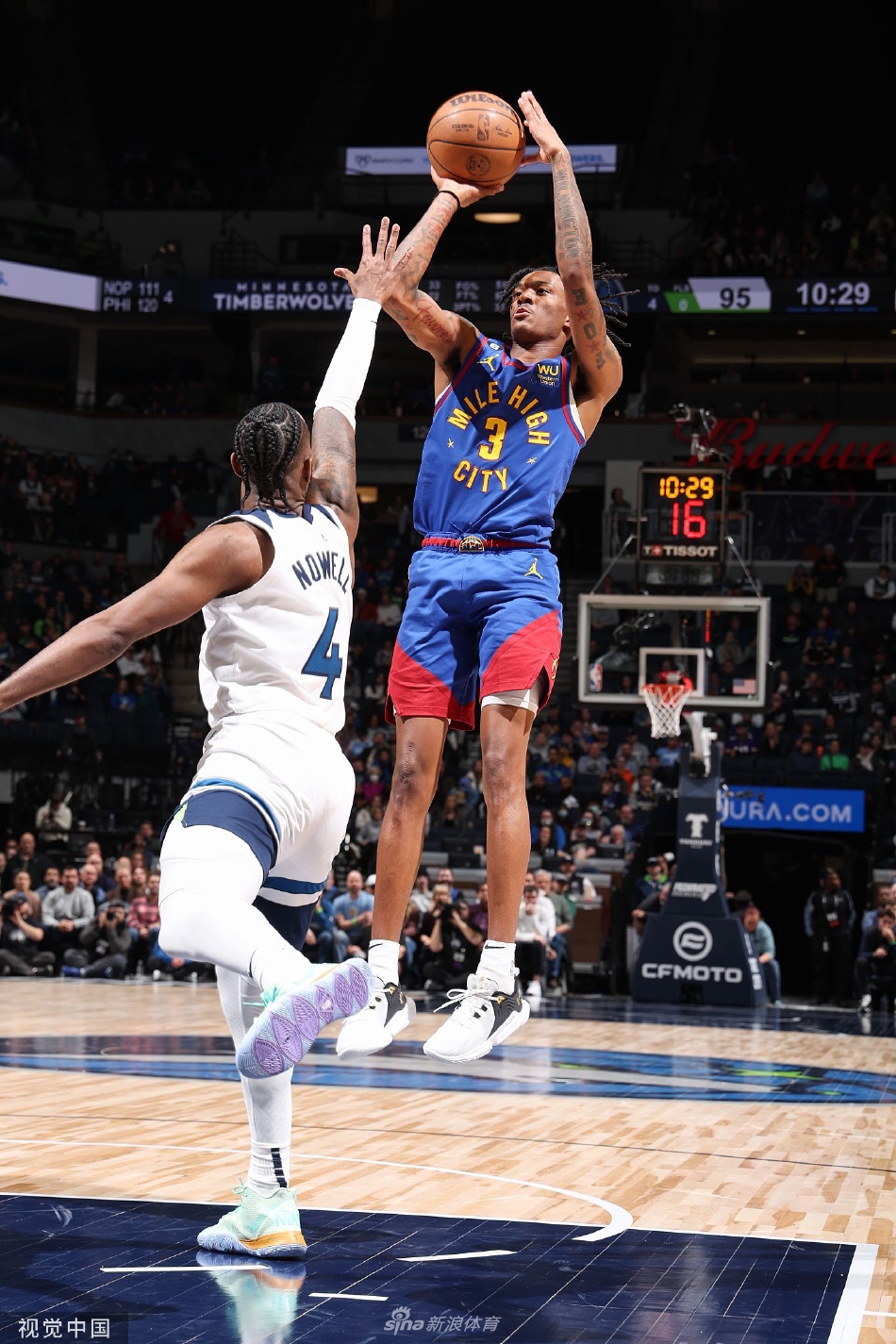 [NBA]森林狼124-111克掘金 爱德华兹29+10