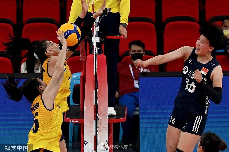 [女排亚洲杯]中国女排3-2越南女排