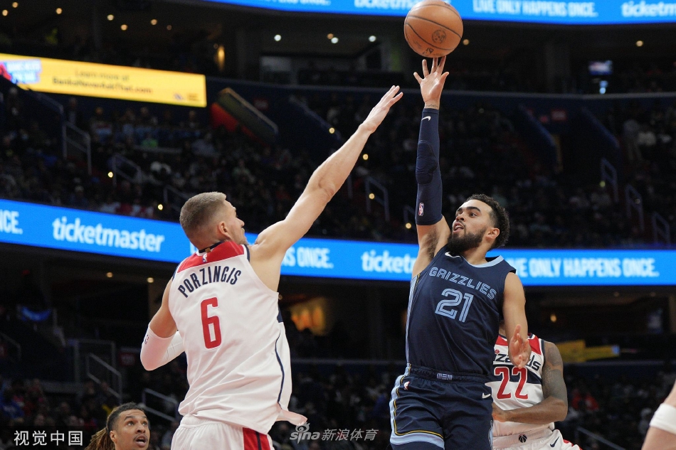 [NBA]灰熊92-102华盛顿奇才 波神25+6