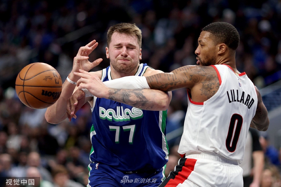 [NBA]独行侠117-112击败开拓者 东契奇42+13+10