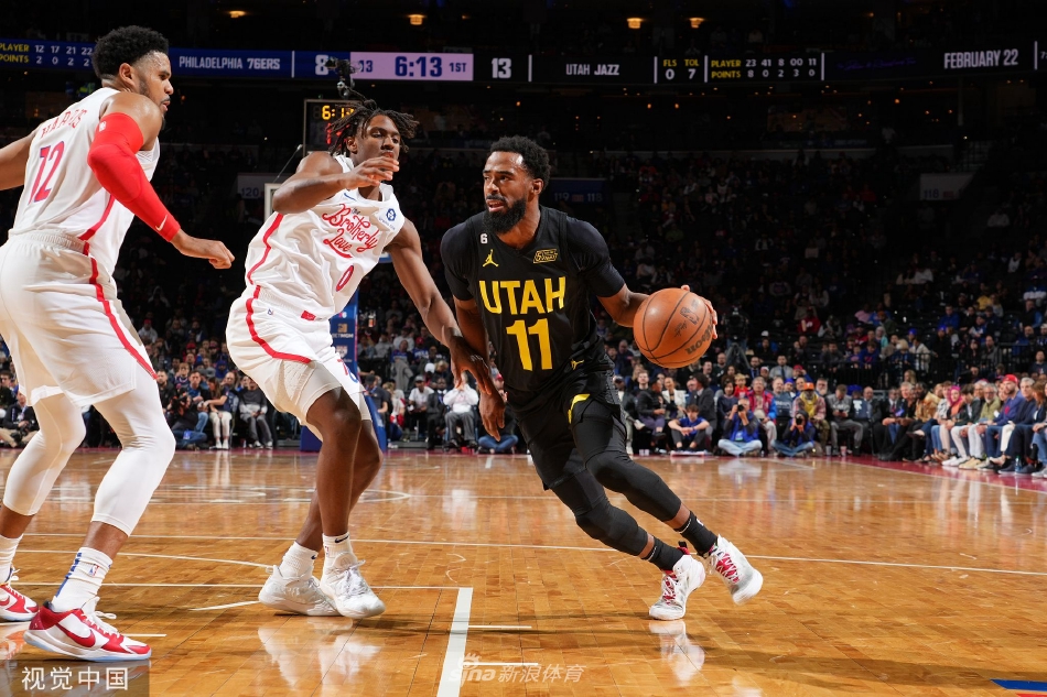 [NBA]犹他爵士98-105费城76人