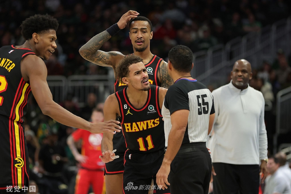 [NBA]老鹰121-106雄鹿 特雷-杨21+9亨特24分