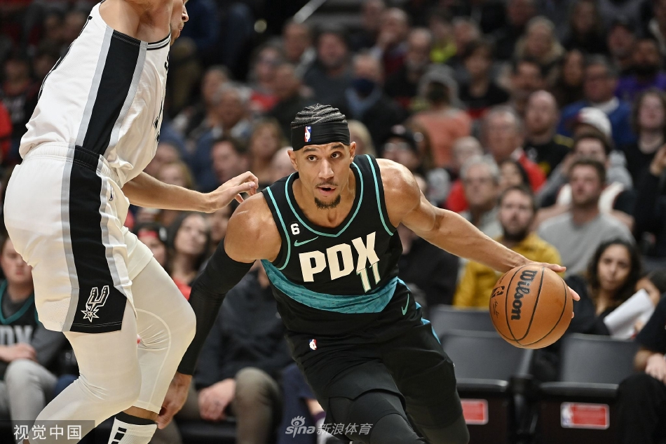 [NBA]马刺110-117不敌开拓者 格兰特29+8