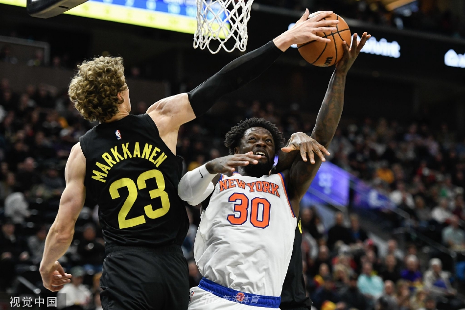 [NBA]尼克斯118-111爵士 布伦森25+8