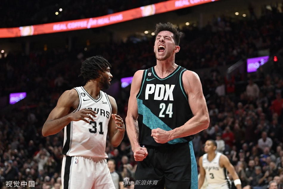 [NBA]马刺110-117不敌开拓者 格兰特29+8