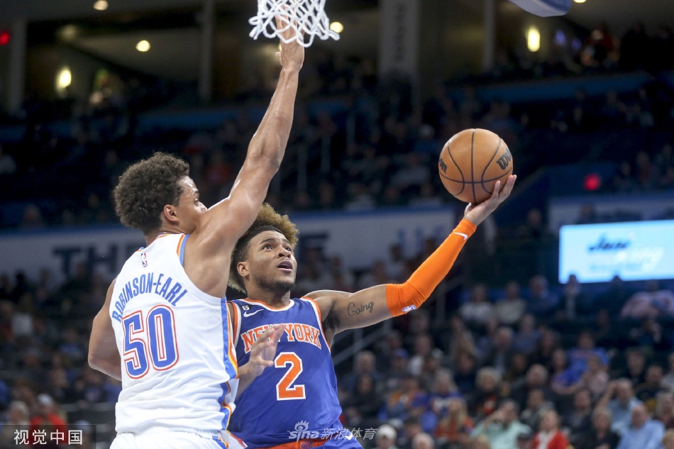 [NBA]尼克斯129-119客胜雷霆 布伦森34+9