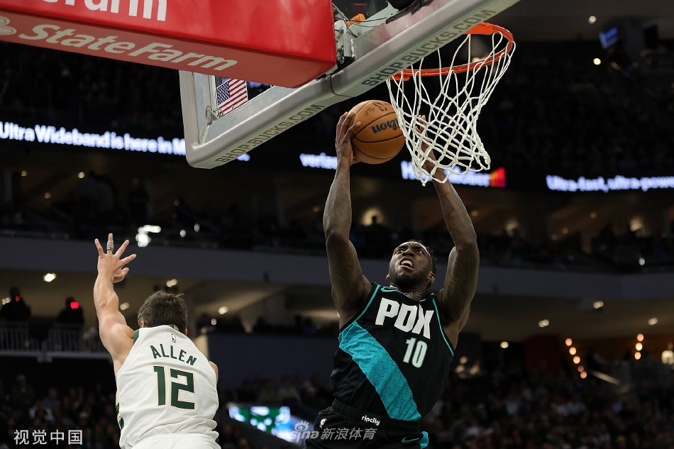 [NBA]雄鹿119-111力克开拓者 字母哥37+7+6