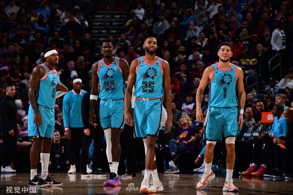 [NBA]太阳115-105湖人 布克25分浓眉37+21