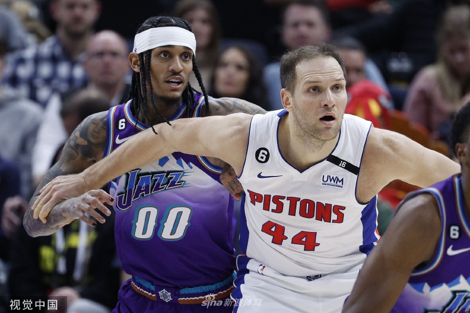 [NBA]活塞125-116爵士 博格达诺维奇23分