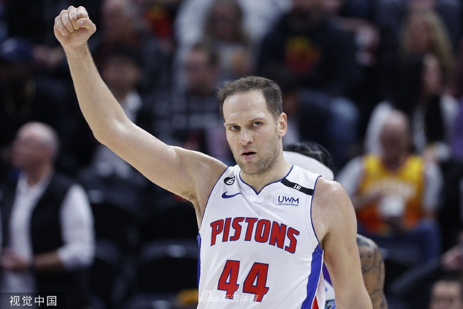 [NBA]活塞125-116爵士 博格达诺维奇23分
