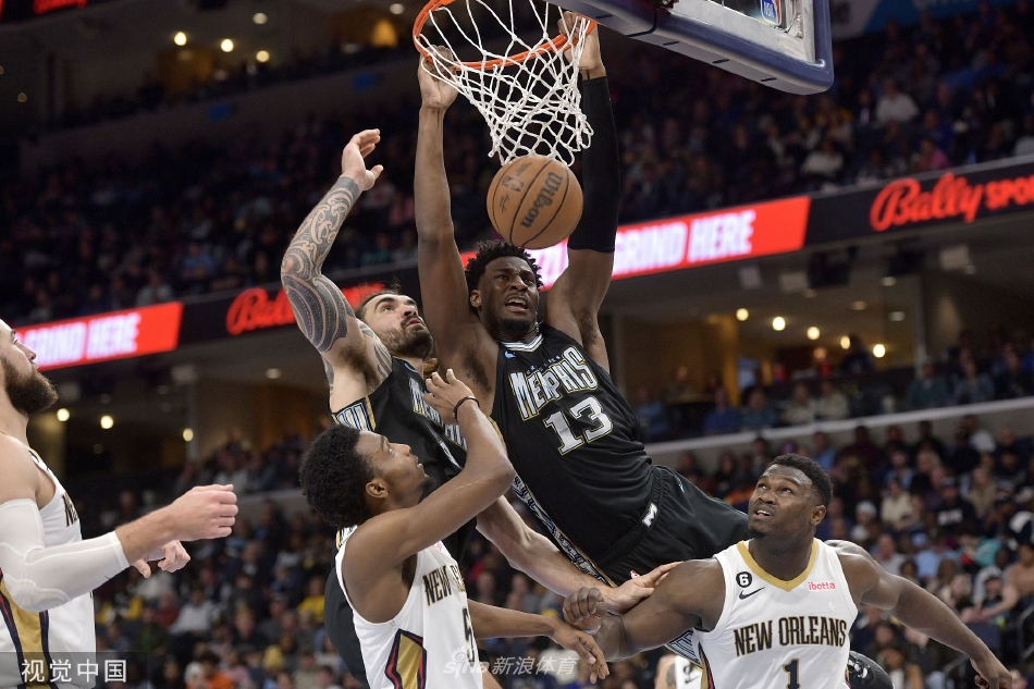 [NBA]灰熊132-111轻取鹈鹕 布鲁克斯25分