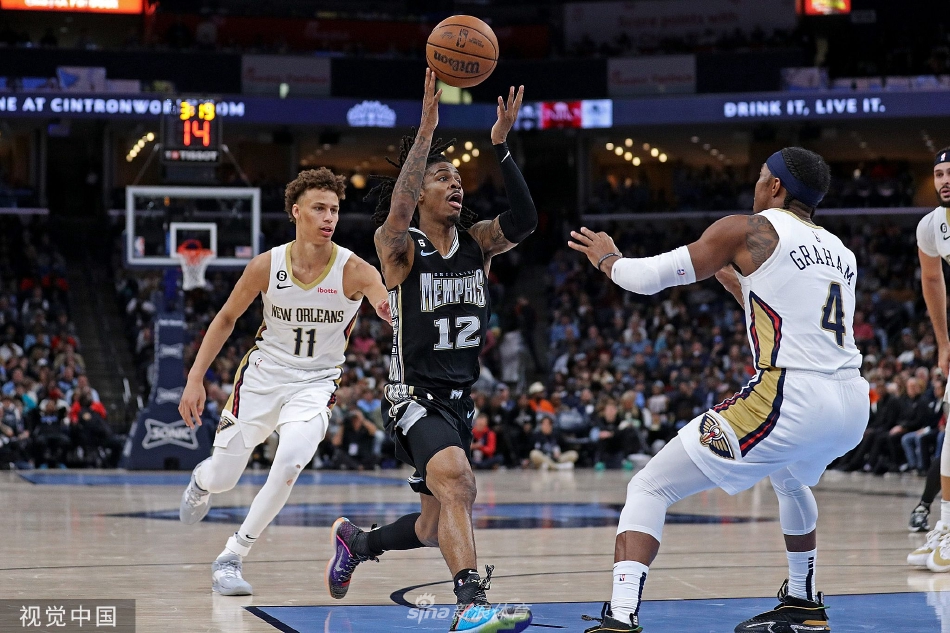 [NBA]灰熊132-111轻取鹈鹕 布鲁克斯25分