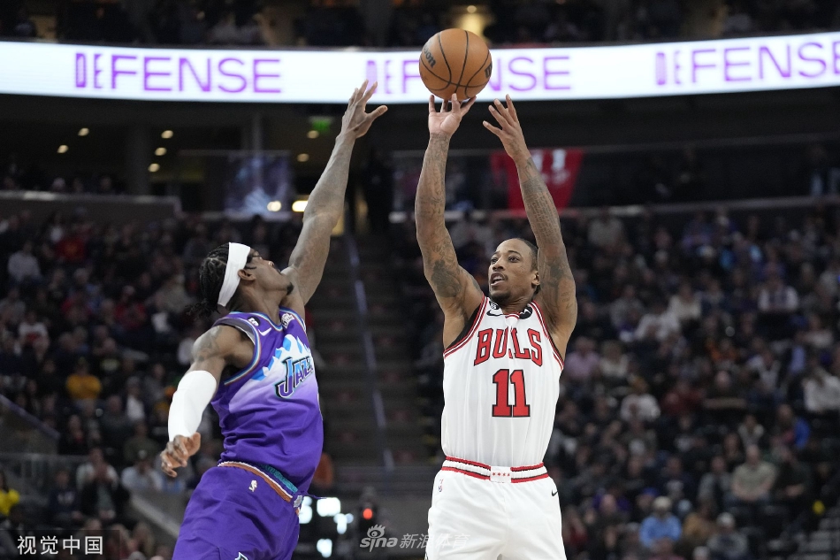 [NBA]公牛114-107爵士 德罗赞26+6拉文20+6+5