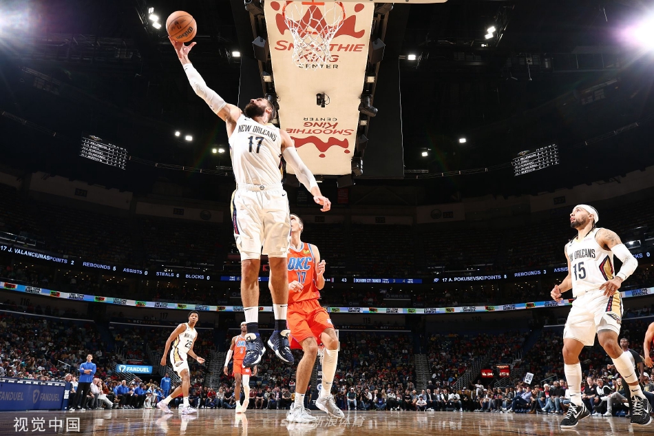 [NBA]鹈鹕105-101险胜雷霆 锡安23+8+8