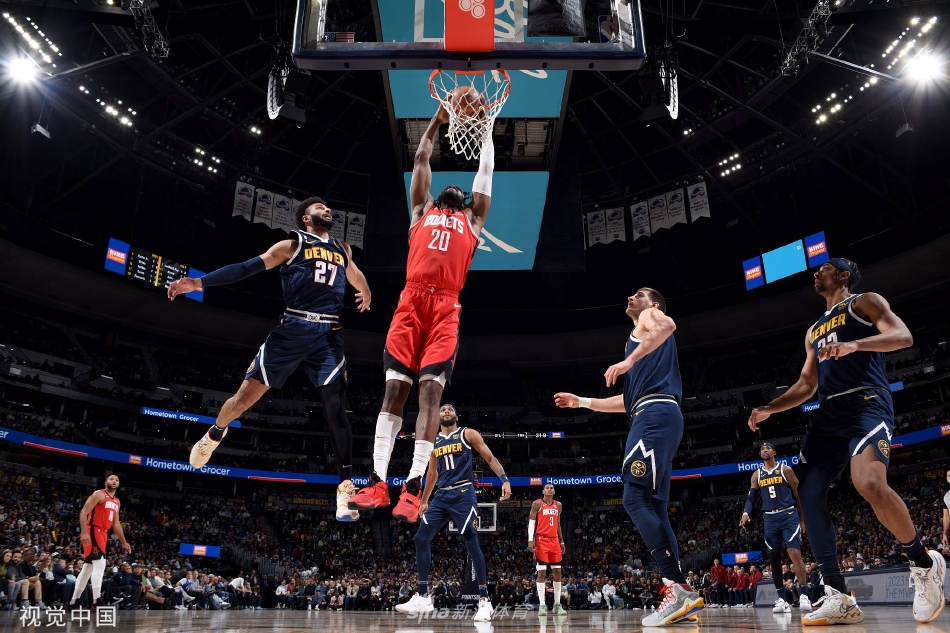 [NBA]掘金129-113轻取火箭 约基奇32+12+8穆雷31分