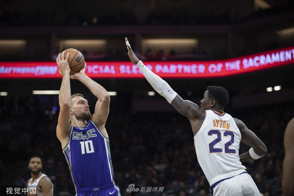 [NBA]太阳122-117险胜国王 布克44+8+4+6蒙克30+8