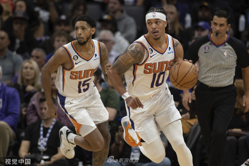 [NBA]太阳122-117险胜国王 布克44+8+4+6蒙克30+8