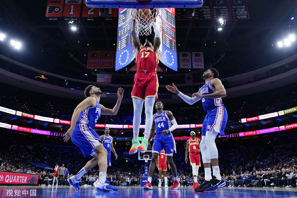 [NBA]老鹰101-104费城76人